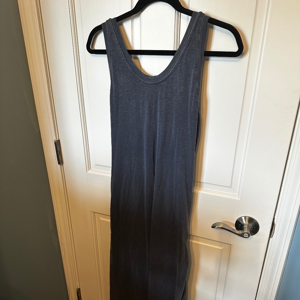 Sundry - Grey Scoop-neck Casual Roche Dress - Size 3